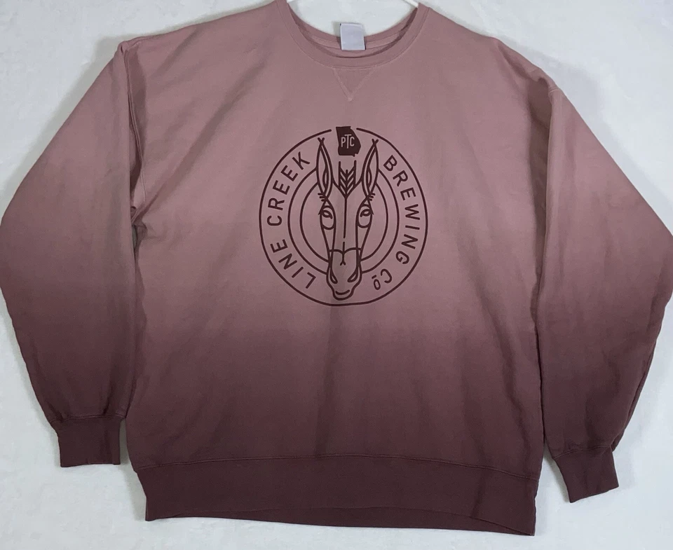 Sudadera Line Creek Brewing Company Peachtree City Logo Mujer Cerveza Artesanal GA Foto 1 de 4