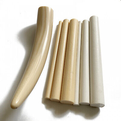 Everine - IMPROVED Imitation Resin Based Ivory Substitute Material Rod Block • 22$