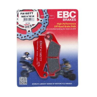 EBC Front FA185TT Enduro/MX Carbon TT Brake Pad Suzuki RM 250 1999-2012 - Image 1 of 2