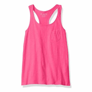 The Children's Place Girls Y Back Style Tank Top Girls X-Large 14 Neon Berry - Picture 1 of 1