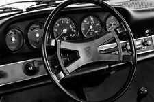 Classique Porsche 911 Cockpit : Impression Métal-Toile-FujiFilm Affiche Grande 36" x 24" 
