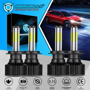 6Side H7 H7 LED Headlight High Low Beam 6000K For BMW 328i 325xi 330xi 2002-2006 - Bild 1 von 12