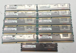 SK hynix 88GB (11X 8GB) PC3-10600R 2Rx4 ECC SERVER RAM HMT31GR7BFR4C-H9 - Picture 1 of 1