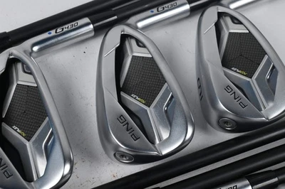 Ping G430 Irons / 6-PW+UW+GW+LW / Blue Dot / Senior Flex Ping Alta CB Black - Image 1 of 4