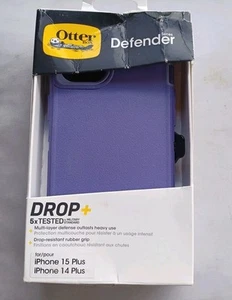 Otterbox Defender Pro Series Case For Apple iPhone 15 Plus & 14 Plus Purple - Zdjęcie 1 z 6