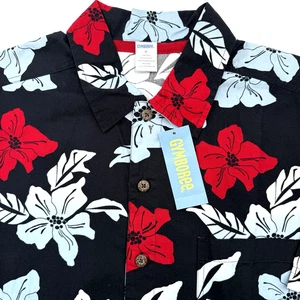 Gymboree Men's Short Sleeve Medium Multicolor Button Up Floral Casual Beach NWT - Picture 1 of 7