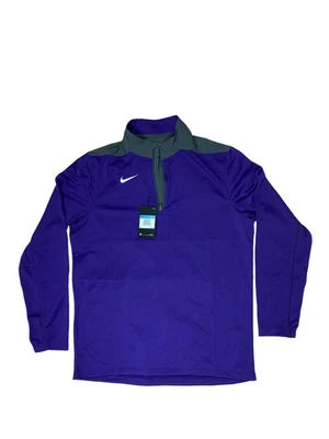 Pullover Nike Cuarto Cremallera Púrpura Dri Fit Manga Larga DH3410-545 Para Hombres Talla M Foto 1 de 3