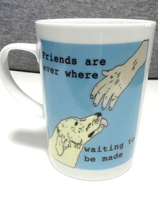 CRATE & BARREL Dog Friend Ceramic Mug LITTLE BUBBY CHILD Appalachia Humor 16oz - Picture 1 of 9