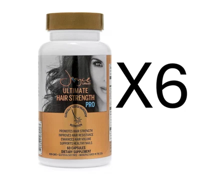 6x Joyce Giraud Ultimate Hair Strength Pro Suplemento = Suministro para 180 días ~ Exp 12/26 Foto 1 de 4