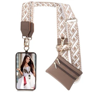 Clip and Go Strap for Phone with Wallet Crossbody, Phone Strap with Zippered ... - Picture 1 of 8