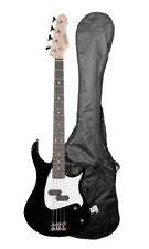 MONTEREY - Black Electric Bass Guitar + Gig Bag - NEW (RRP: $329) for sale