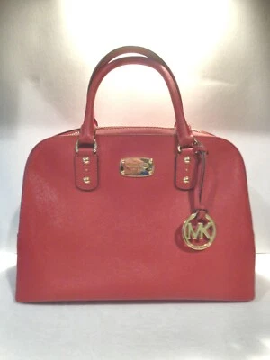 MICHAEL KORS КРАСНЫЙ SAFFIANO КОЖАНАЯ СУМКА ДАМСКАЯ СУМКА - Изображение 1 из 4