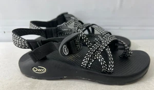 SANDALI DA TREKKING OUTDOOR CHACO ZX2 CLASSIC DONNA 8 NERO BIANCO PUNTA CON CINTURINO - Foto 1 di 8