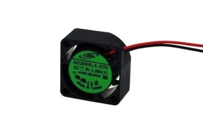 ADDA 20x20x10mm 5V Mini Fan 7000 RPM AD2005LX-G70 - Image 1 of 3