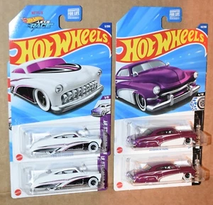 HOT WHEELS HIROHATA MERC & PURPLE PASSION LOT OF 4 NEW - Picture 1 of 8