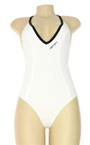 Jimmy Choo Optical White Intero One-Piece Swimsuit Women's Size XS L47117 - Picture 1 of 2