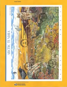 #0322 37c Arctic Tundra MS10 #3802 Souvenirseite - Bild 1 von 2
