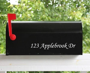 Set of 2 - 11" Custom Mailbox Decals Sticker Street Numbers 12 Fonts Available - Picture 1 of 2