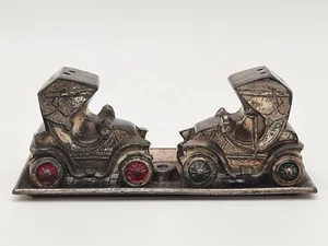 Vintage Metal Antique Cars Salt & Pepper Shakers Set - Picture 1 of 5
