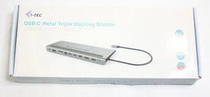 I-tec Usb-C Station 1x HDMI 1x VGA 1x Displayport,1x Glancetron,2x USB 3.0 Etc - Photo 1/3