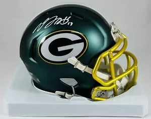 Mini casco firmato Davante Adams Green Bay Packers Blaze NFL + JSA COA - Foto 1 di 2