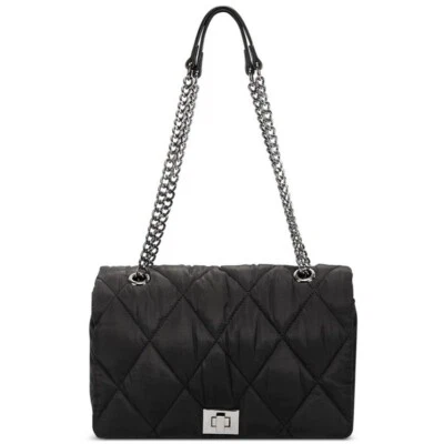 I.N.C. Bandolera acolchada International Concepts Ajae negra nueva con etiquetas Foto 1 de 4