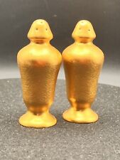 Pickard Rose & Daisy Gold Encrusted AOG Salt & Pepper Shakers 1950s