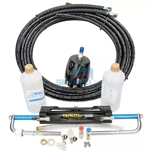Hydraulic Boat Outboard steering Marine Steering System Kit Cylinder Helm 150HP - Picture 1 of 6