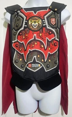 Lego Nexo Knights Lava Monster Armor Cape Magma Role Play Bad Guy Fantasia 6+ - Imagem 1 de 4