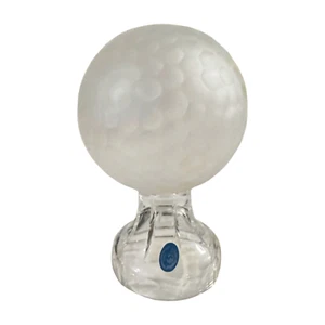 NEW 8" Glas Clusium Hand-Cut Lead Crystal Golf Tiger Ball Trophy Vintage Luxury - Picture 1 of 3