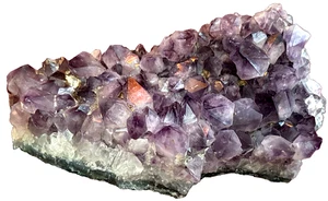 4.8 LB Natural Amethyst Cluster Purple Quartz Crystal Raw Specimen 9" L x 5" W - Picture 1 of 15