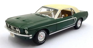 Greenlight 1/18 Scale 12801-06 - 1968 Ford Mustang GT - Green/Cream - Picture 1 of 5