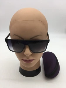 Louis Vuitton Sonnenbrille mattschwarzes Gestell trendig 58-20-139 blaue Gläser - Bild 1 von 9