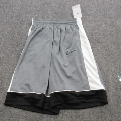 Pantalones Cortos de Baloncesto Nike Dri-FIT Para Hombres Pequeños Grises Blancos Negros BV9452-066 S Nuevas Etiquetas Foto 1 de 4