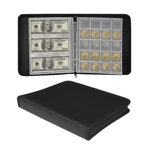 Coin Collection Book Holder, 360 Pockets, 36 Sleeves, Album for Collectors Cl... - Picture 1 of 8