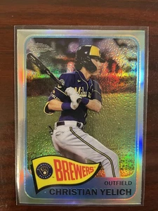 2021 Topps #T65-29 Christian Yelich 1965 Topps Redux - Picture 1 of 2