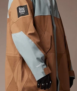 $750 The North Face x Undercover Soukuu Geodesic Jacket Men’s Medium Brown - Picture 1 of 2