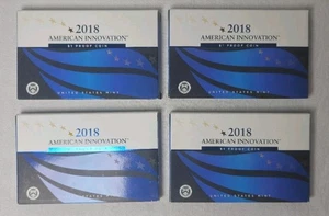 Lot of 4 2018 S American Innovation $1 Dollar Proof Coin w/ OGP & COA - Bild 1 von 3