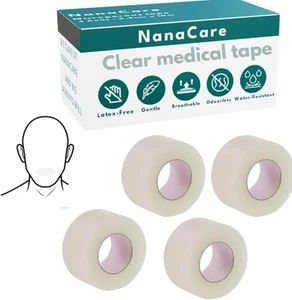 Transparent Medical Tape 2.5cm x 9.1m 4 Rolls | Mouth Anti Snore... - Picture 1 of 9