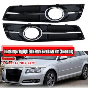 1 paio paraurti anteriore griglia inferiore telaio fendinebbia, adatto per Audi A3 2010-2013 - Foto 1 di 8