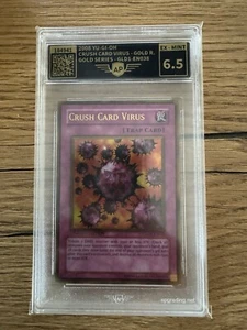 Yugioh Crush Card Virus GLD1-EN038 Gold Series Excellent-Mint AP Grading - Bild 1 von 2