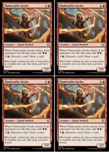 MTG - 4x FLAMECACHE GECKO - Bloomburrow (U) - Picture 1 of 1