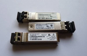 HP 455885-001 10GB SR SFP+ Optical Gigabit Ethernet Transceiver - Picture 1 of 1