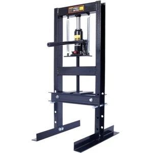 6 Ton Garage Floor Type Hydraulic Adjustable Shop Press H-Frame Steel w/ Plates - Picture 1 of 13