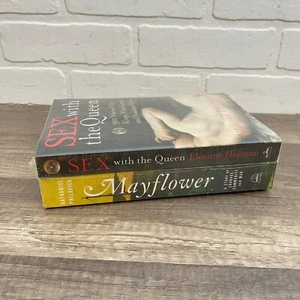 Set of 2 Books Sex with the Queen Eleanor Herman Mayflower Nathaniel Philbrick - Foto 1 di 6