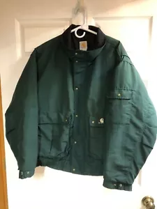 Carhartt Puffer Jacket Blizzard Workshield Coat J71 MLL Quilt Lined Men XL Puffy - Picture 1 of 11