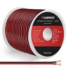 100FT 18 AWG Electrical Wire, DC Hookup Red Black Copper Stranded Auto 2 Cord