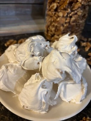 PRESTON CANDY STORE DIVINITY Fresh home made Divinity Candy Original Vanilla with Walnuts