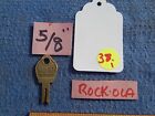 1941-1942 Rock-ola Key for 5/8 inch lock - Bell Lock 38 RO 918