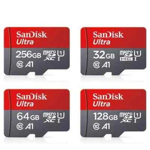 Carte Mémoire MicroSD Ultra A1 - 32 Go, 64 Go, 128 Go, 256 Go, 512 Go - Neuve - Picture 1 of 13
